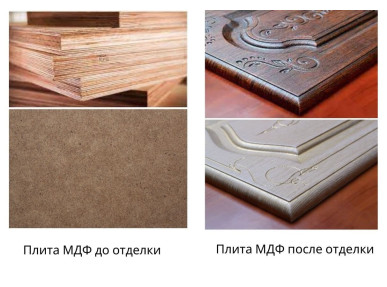 Оббивка дверей панелями МДФ
