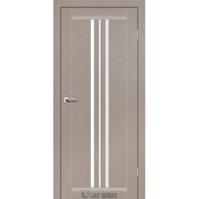Міжкімнатні Двері Stella сірий краст сатин білий Darumi Ламінатин-0