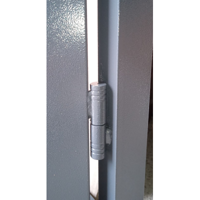 Вхідні Двері Технічна 2 листа металу 1200 антрацит "Redfort"-5