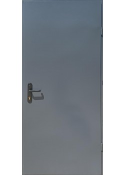 Двері Технічна 2 листа металу сіра "Redfort"