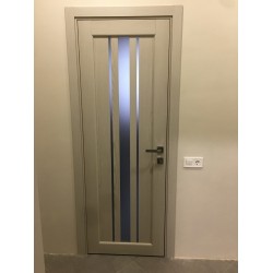 Міжкімнатні Двері FL-03 сатин білий Korfad ПВХ плівка