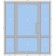 Алюминиевые двери HOFFMANN W70 с боковыми панелями со стеклопакетом 1800-2050 мм-3-thumb