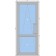 Алюминиевые двери HOFFMANN W70 одинарные со стеклопакетом 860-2050 мм-3-thumb