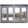 Металлопластиковое окно Rehau Euro 60 четырехстворчатое с двумя поворотно-откидными створками 2400 x 1500 мм-5-thumb