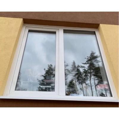 Металлопластиковое окно Kommerling 70ST plus двустворчатое с поворотно-откидной створкой 1200 x 1400 мм-6
