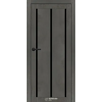 Межкомнатные Двери SD-PVC-128 BLK Syndicate ПВХ плёнка-0