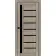 Межкомнатные Двери Portalino Doors PL-ECO-01 с черным стеклом Ламинатин-14-thumb