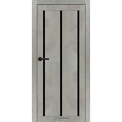 Межкомнатные Двери SD-PVC-128 BLK Syndicate ПВХ плёнка-1