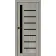 Межкомнатные Двери Portalino Doors PL-ECO-01 с черным стеклом Ламинатин-14-thumb