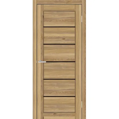 Межкомнатные Двери Europe Doors Испания POLITEX Черное стекло Ламинатин-4