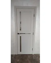Міжкімнатні Двері Darumi Doors Next дуб ольс Чорне скло Ламінатин