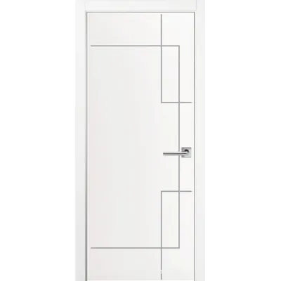 Межкомнатные Двери Free Style Primer White №6 Под покраску-0