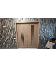 Двері Leador Doors Verona дуб мокко Чорне скло
