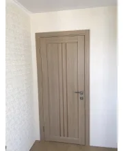 Двері Leador Doors Verona дуб мокко Чорне скло