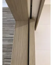 Двері Leador Doors Verona дуб мокко Чорне скло Двері Leador Doors Verona дуб мокко Чорне скло