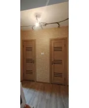 Межкомнатные Двери Leador Doors Sovana дуб мокко Черное стекло ПВХ плёнка