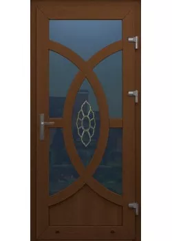 Металопластикові двері WDS Одинарні Модель 3
