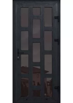 Металопластикові двері WDS Одинарні Модель 46