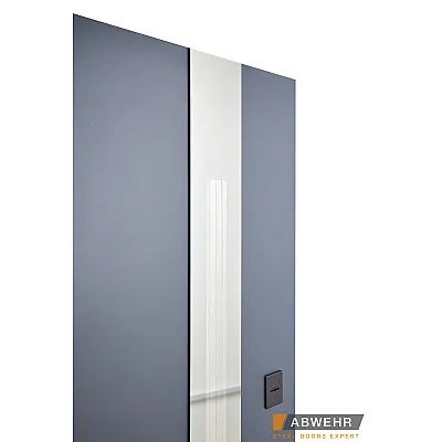 Вхідні Двері Defender (KTM) 506 Nordi Glass RAL 7021Т Abwehr-9