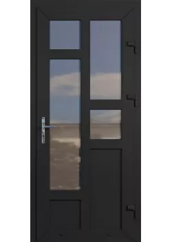 Металопластикові двері WDS Одинарні Модель 66
