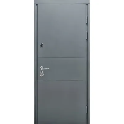 Входные Двери ЭЛЕГАНТ МОДЕЛЬ 703 / 703 Мetallic Greу - Антрацит Vinorit Булат-0