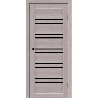 Межкомнатные Двери MSDoors Eko Atlanta с черным стеклом Ламинатин-1
