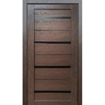 Межкомнатные Двери Allegro Colori Malago Черное стекло ПВХ плёнка-0