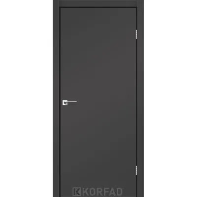 Межкомнатные Двери Korfad Deco Loft Plato DLP-01 Super PET Antracite ПВХ плёнка-2