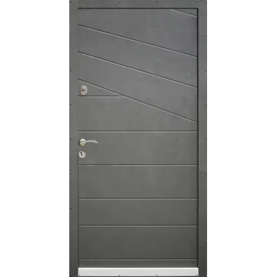 Входные Двери Modern Silver RAL 9803 "Galicia"-1
