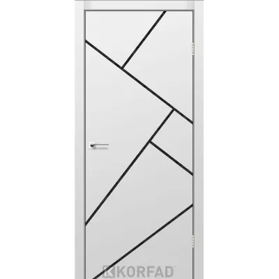 Межкомнатные Двери Korfad Glass Loft Plato GLP-15 Super PET ПВХ плёнка-0