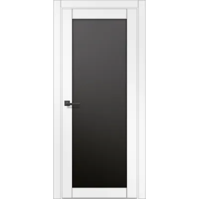 Межкомнатные Двери Gradoporte GP-65 Черное стекло ПВХ плёнка-0