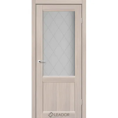 Межкомнатные Двери Leador Doors Laura LR-01 сатин белый монблан ПВХ плёнка-0