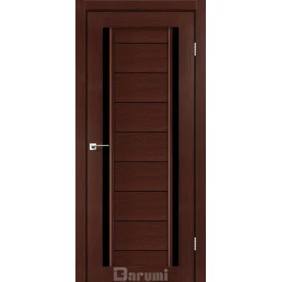 Міжкімнатні Двері Darumi Doors Madrid венге панга Чорне скло Ламінатин-0