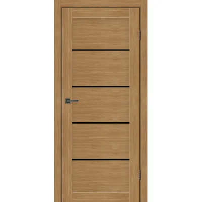 Межкомнатные Двери MSDoors Fashion Holst MONTANA с черным стеклом ПВХ плёнка-3