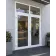 Металлопластиковые двери Rehau SYNEGO 80 с фрамугой 1700 x 2300 мм-10-thumb