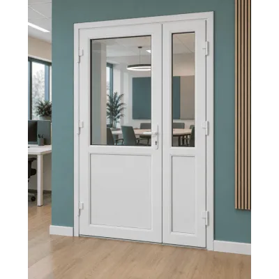 Металлопластиковые межкомнатные двери VEKA Proline 1300 x 2100 мм-0