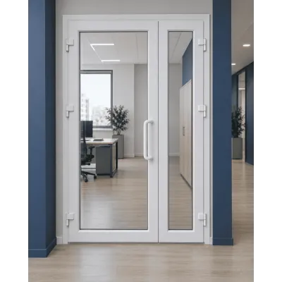 Металлопластиковые межкомнатные двери WDS 76AD 1300 x 2000 мм-0