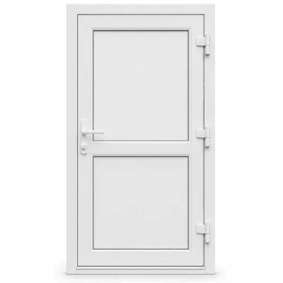 Металлопластиковые двери для технических помещений VEKA Softline 76 поворотные 800 x 2000 мм-1