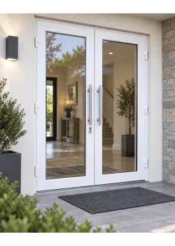 Металопластикові двері REHAU 70 двостулкові 1500 x 2000 мм