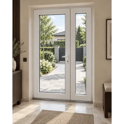 Металлопластиковые входные двери VEKA Softline 1300 x 2200 мм-0