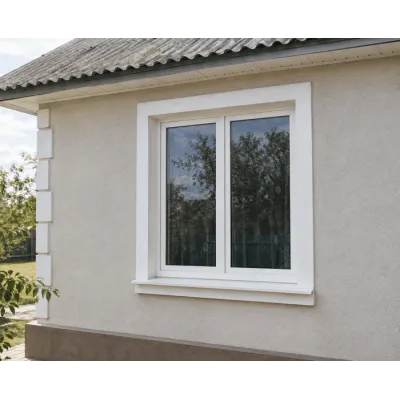 Металлопластиковое окно Viknaroff MegaLine 600 двустворчатое с поворотно-откидной створкой 1200 x 1400 мм-2