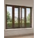 Металлопластиковое окно Veka Softline 76 4-створчатое с 2 поворотно-откидными створками ламинированное 2500×1300 мм-7-thumb
