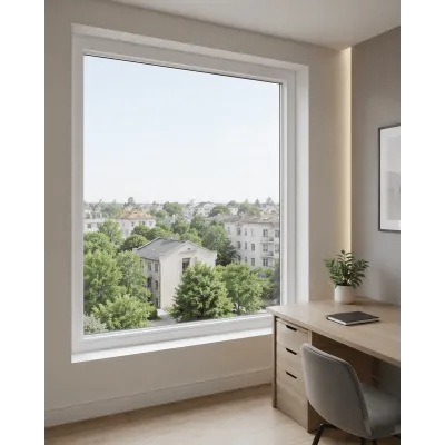 Металлопластиковое окно REHAU EURO 60 глухое 1000 x 1000 мм-2