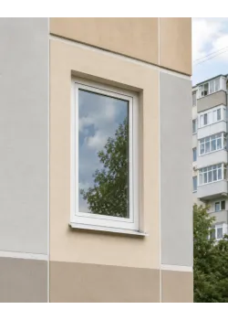 Металлопластиковое окно Aluplast Ideal 7000 MD одностворчатое поворотно-откидное 500 x 700 мм
