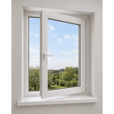 Металлопластиковое окно REHAU EURO 60 поворотно-откидное 800 x 1200 мм-0