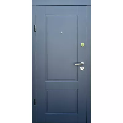 Входные Двери Эталон Соната антрацит/белое дерево "Qdoors"-0