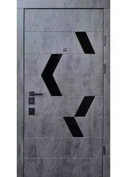 Двері Конверс-АК бетон темний/грей софт Qdoors