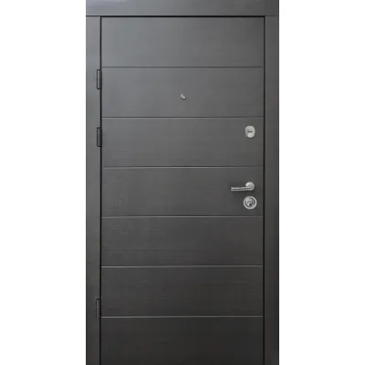 Вхідні Двері Преміум Горизонталь венге темний горизонталь Qdoors-0