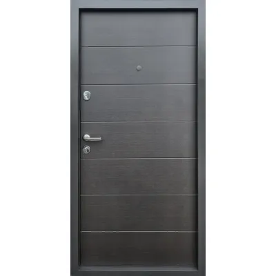 Вхідні Двері Преміум Горизонталь венге темний горизонталь Qdoors-1