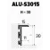 Плинтус алюминиевый скрытого монтажа 30х15х2700 мм ALU-S3015 (Анод) Kluchuk-5-thumb